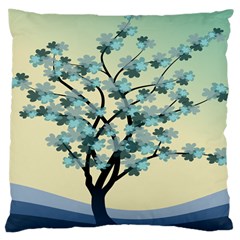 Branches Field Flora Forest Fruits Large Cushion Case (one Side) by Nexatart