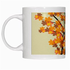 Branches Field Flora Forest Fruits White Mugs by Nexatart