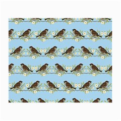 Sparrows Small Glasses Cloth (2-side) by SuperPatterns