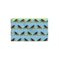 Sparrows Cosmetic Bag (xs) by SuperPatterns