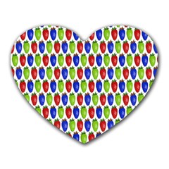 Colorful Shiny Eat Edible Food Heart Mousepads by Nexatart