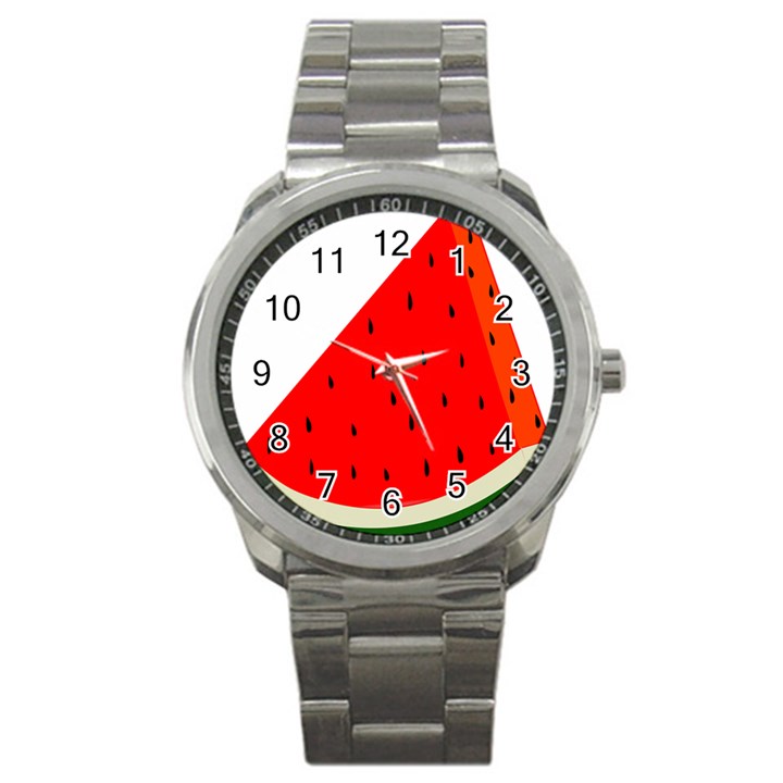 Fruit Harvest Slice Summer Sport Metal Watch