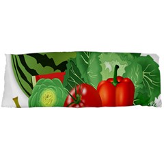 Fruits Vegetables Artichoke Banana Body Pillow Case Dakimakura (two Sides) by Nexatart