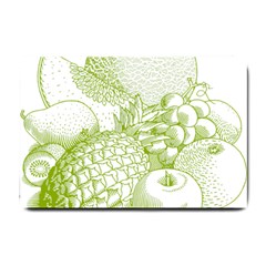 Fruits Vintage Food Healthy Retro Small Doormat 