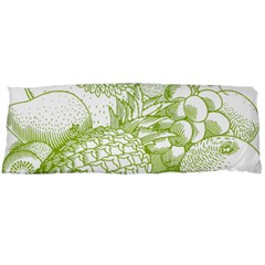 Fruits Vintage Food Healthy Retro Body Pillow Case (dakimakura) by Nexatart