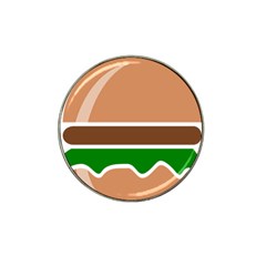 Hamburger Fast Food A Sandwich Hat Clip Ball Marker by Nexatart
