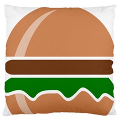 Hamburger Fast Food A Sandwich Standard Flano Cushion Case (One Side)