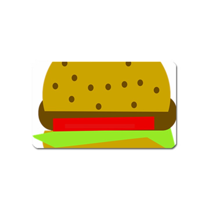 Hamburger Food Fast Food Burger Magnet (Name Card)