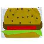 Hamburger Food Fast Food Burger Cosmetic Bag (XXL)  Back