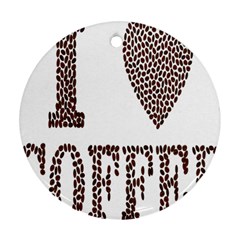 Love Heart Romance Passion Ornament (round)