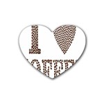 Love Heart Romance Passion Heart Coaster (4 pack)  Front