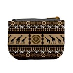 Giraffe African Vector Pattern Mini Coin Purses Back