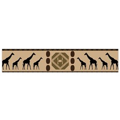 Giraffe African Vector Pattern Flano Scarf (small)