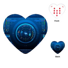 Technology Dashboard Playing Cards (heart)  by BangZart