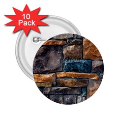 Brick Wall Pattern 2 25  Buttons (10 Pack)  by BangZart