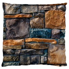 Brick Wall Pattern Standard Flano Cushion Case (two Sides)