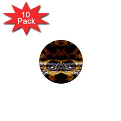 Textures Snake Skin Patterns 1  Mini Buttons (10 Pack)  by BangZart