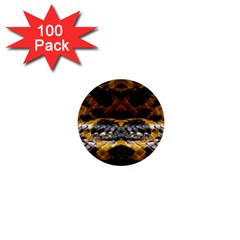 Textures Snake Skin Patterns 1  Mini Buttons (100 Pack)  by BangZart