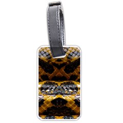 Textures Snake Skin Patterns Luggage Tags (one Side)  by BangZart