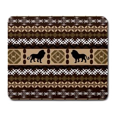 Lion African Vector Pattern Large Mousepads by BangZart
