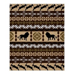 Lion African Vector Pattern Shower Curtain 60  X 72  (medium) 