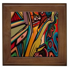 Vivid Colours Framed Tiles by BangZart