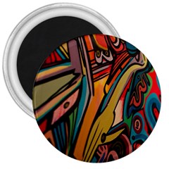 Vivid Colours 3  Magnets by BangZart