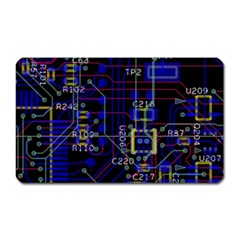 Technology Circuit Board Layout Magnet (rectangular) by BangZart