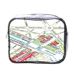 Paris Map Mini Toiletries Bags