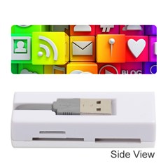 Colorful 3d Social Media Memory Card Reader (stick)  by BangZart