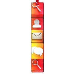 Colorful 3d Social Media Large Book Marks