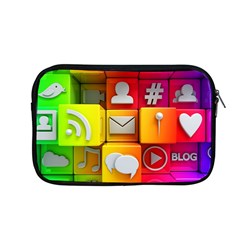 Colorful 3d Social Media Apple Macbook Pro 13  Zipper Case by BangZart