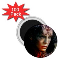 Digital Fantasy Girl Art 1 75  Magnets (100 Pack) 