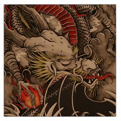 Chinese Dragon Large Satin Scarf (square)