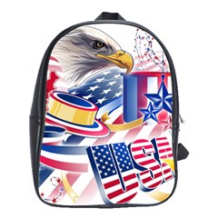 United States Of America Usa  Images Independence Day School Bags(large) 