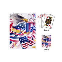 United States Of America Usa  Images Independence Day Playing Cards (mini)  by BangZart