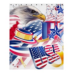 United States Of America Usa  Images Independence Day Shower Curtain 60  X 72  (medium)  by BangZart