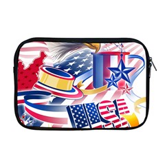 United States Of America Usa  Images Independence Day Apple Macbook Pro 17  Zipper Case