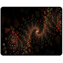 Multicolor Fractals Digital Art Design Fleece Blanket (medium)  by BangZart