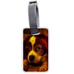 Cute 3d Dog Luggage Tags (One Side)  Front