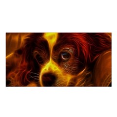 Cute 3d Dog Satin Shawl