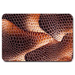 Snake Python Skin Pattern Large Doormat  by BangZart