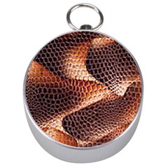 Snake Python Skin Pattern Silver Compasses by BangZart