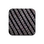 Batik Jarik Parang Rubber Coaster (Square)  Front