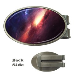Digital Space Universe Money Clips (oval)  by BangZart