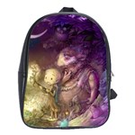Cartoons Video Games Multicolor School Bags(Large)  Front
