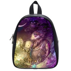 Cartoons Video Games Multicolor School Bags (small)  by BangZart