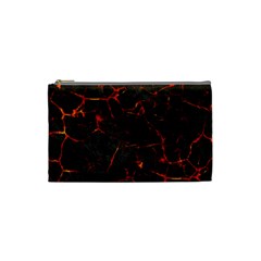 Volcanic Textures Cosmetic Bag (small)  by BangZart