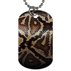 Snake Skin Olay Dog Tag (one Side)