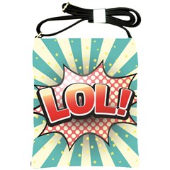 Lol Comic Speech Bubble  Vector Illustration Shoulder Sling Bags by BangZart